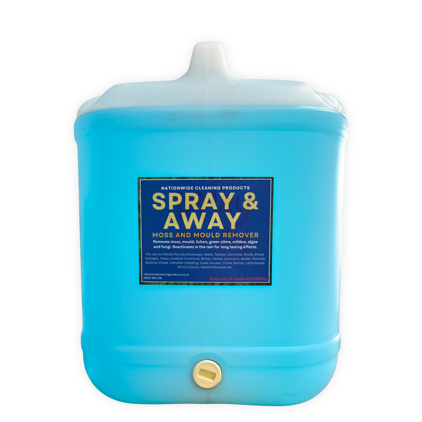 SPRAY & AWAY Moss and Mould Killer 20 Litre Bottle