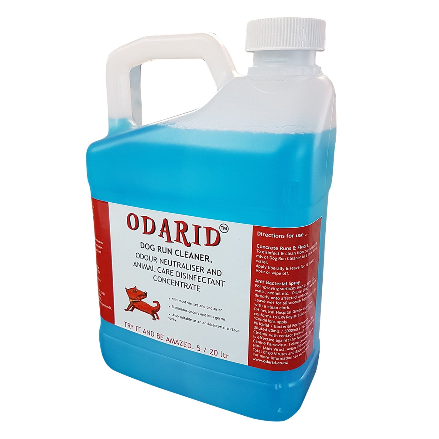 Dog Run Cleaner Disinfectant Non Fragranced