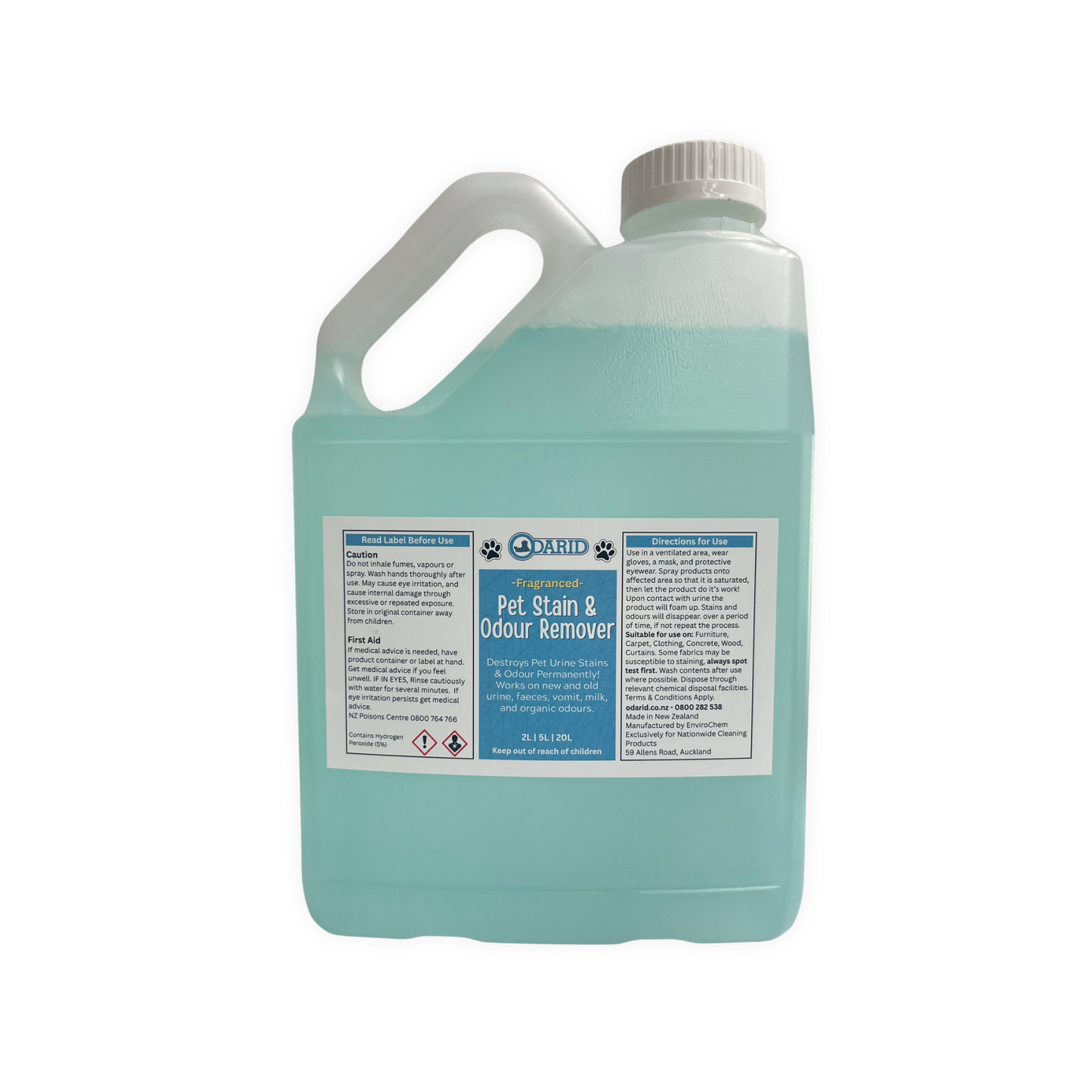 ODARID Pet Stain & Odour Remover Fragranced 2 Litre bottle