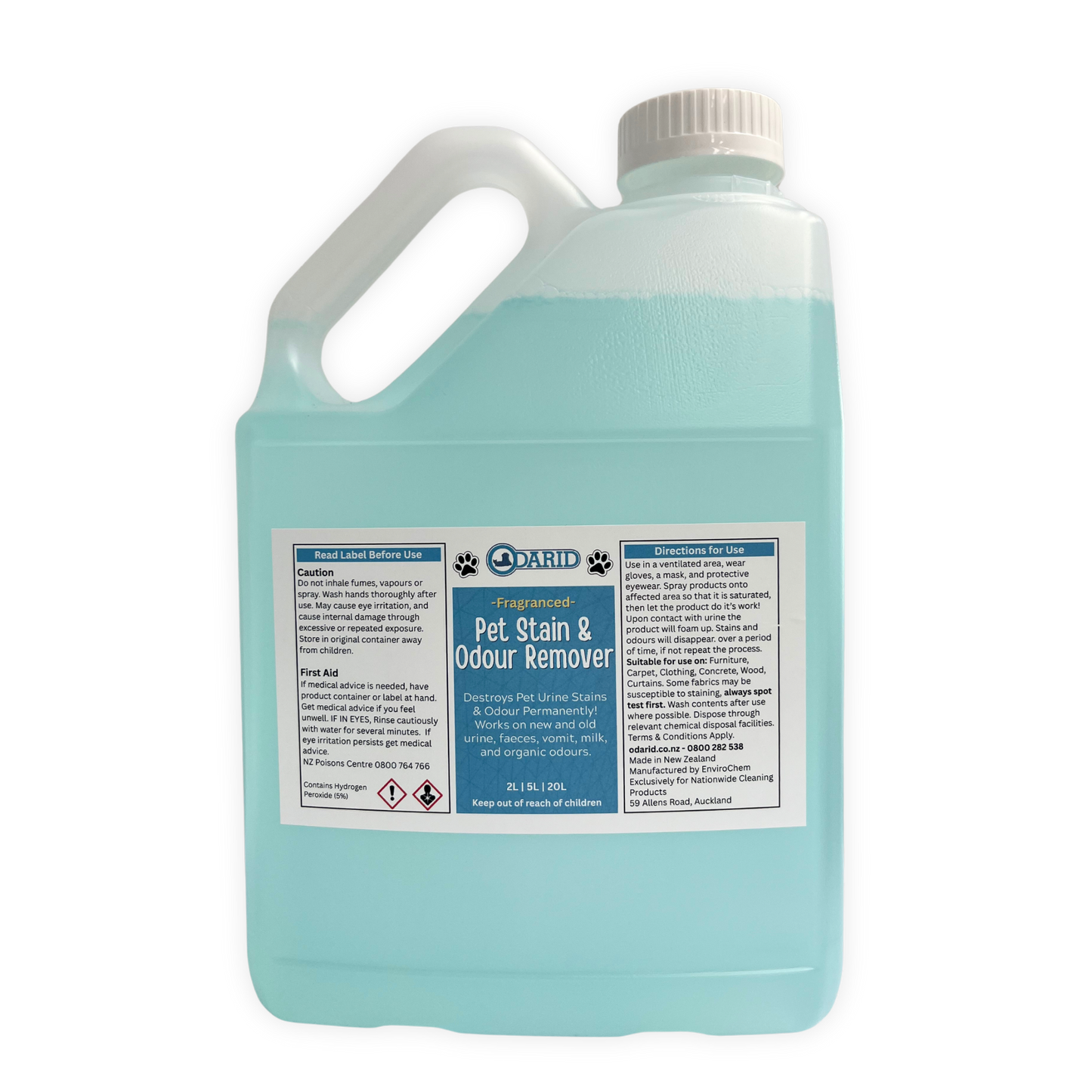 ODARID Pet Stain & Odour Remover Fragranced 2 Litre bottle