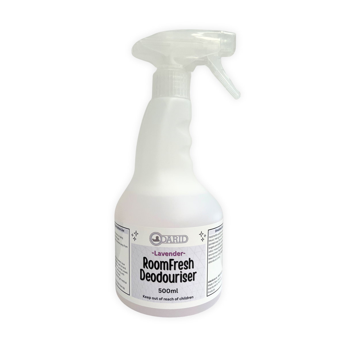 Roomfresh Lavender Deodouriser 500ml Spray Bottle