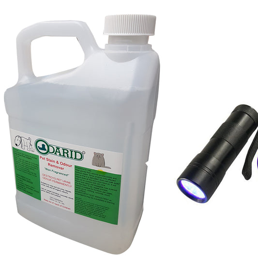 Pet Stain & Odour Remover Original Non Fragrance c/w Black Light