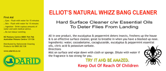 Elliot's Natural Whizz Bang Cleaner by Odarid - Select Your Size