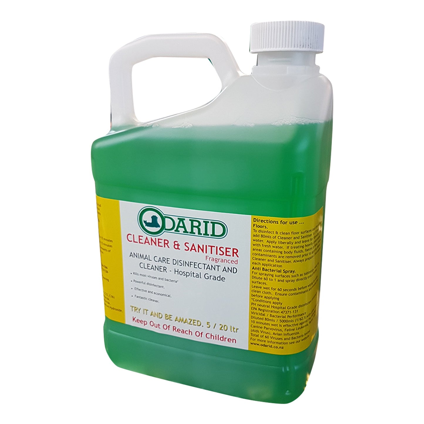 Odarid Cleaner & Sanitiser Disinfectant Concentrate Fragranced